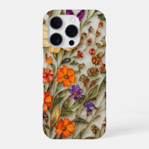 Pressed Flower Art iPhone Case
