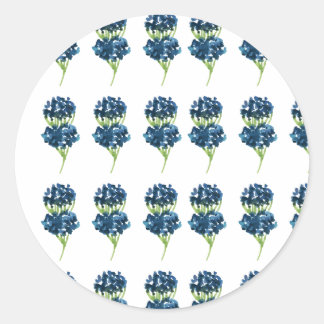 Pressed Flowers, Boho Wildflowers Cottagecore Classic Round Sticker