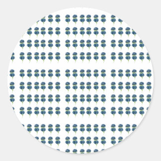 Pressed Flowers Tshirt, Boho Wildflowers Classic Round Sticker