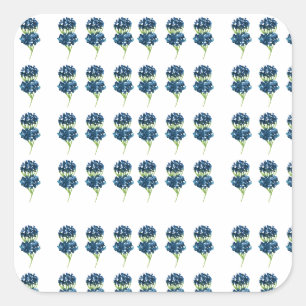 Pressed Flowers Tshirt, Boho Wildflowers Square Sticker
