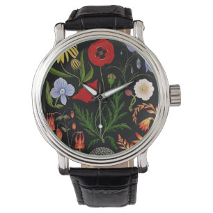 Pressed Flowers, Vintage Pressed Flowers  Watch