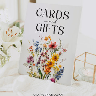 Pressed Flowers Wildflower Cards and Gifts Sign