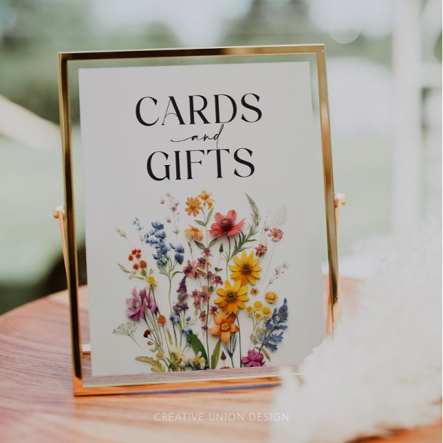Pressed Flowers Wildflower Cards and Gifts Sign (Creator Uploaded)