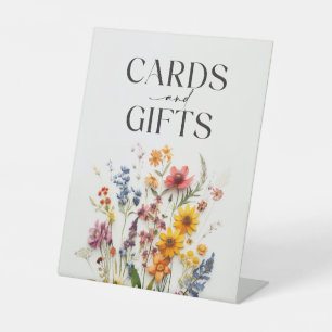 Pressed Flowers Wildflower Cards and Gifts Sign