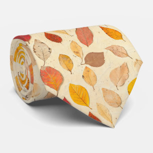 Pressed Leaf Harmony – Vintage Botanical Tie