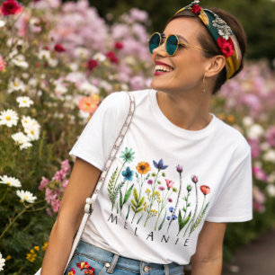PRESSED WILD FLOWERS  Tri-Blend SHIRT