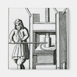 Pressing books magnet