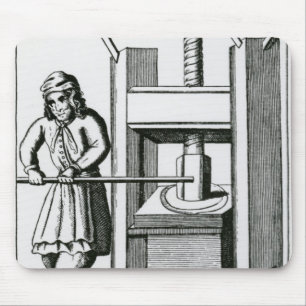 Pressing books mouse pad