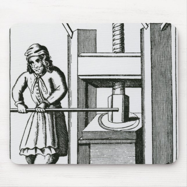 Pressing books mouse pad (Front)