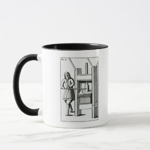Pressing books mug