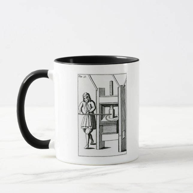Pressing books mug (Left)