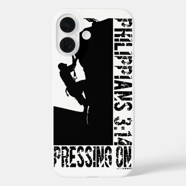 Pressing On Rock Climb Casemate  Case-Mate iPhone Case (Back)