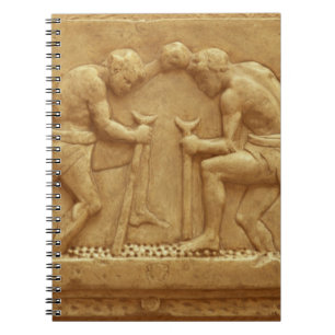 Pressing the Grapes (marble) Notebook