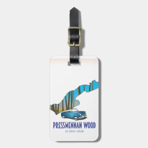 Pressmennan Wood Scotland Luggage Tag