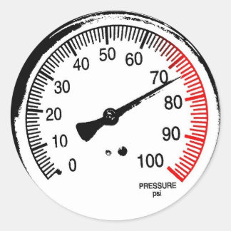 Pressure Gauge Sticker