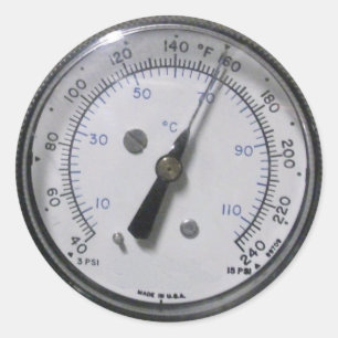 Pressure Gauge Stickers