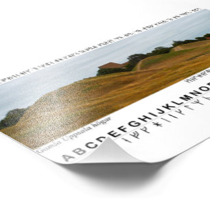 Pressure — King's eyes + Round alphabet Photo Print