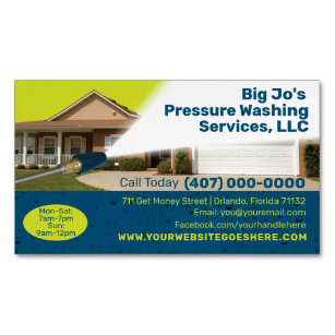 Pressure /Power Washing Business Card
