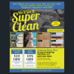 Pressure Power Washing  Flyer EDDM Template<br><div class="desc">Personalize and customize this eyecatching pressure washing (power washing) professional flyer template design to suit your business/company's needs. This pressure washing template displays images of before and after pressure washed surfaces. Add your logo for more effective branding. Customize the coupon offers on flyer to attract potential clients. Great for Every...</div>