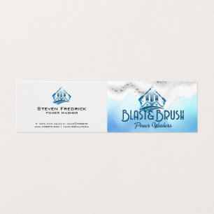 Pressure Wash Logo   Soap Suds Business Card