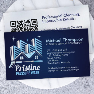 Pressure Wash services Business Card