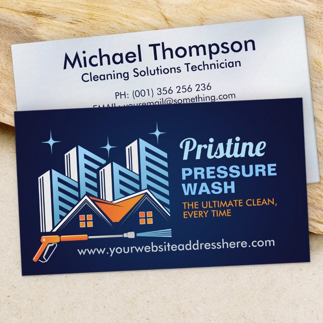 Pressure Wash services Business Card (Creator Uploaded)
