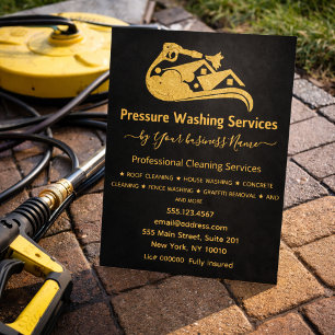 Pressure Washing House Cleaning Power Wash Flyer