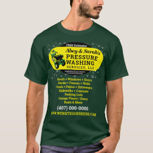 Pressure Washing Power Cleaning Business T-Shirt