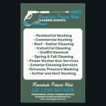 Pressure Washing Power Washing Professional green Flyer<br><div class="desc">Pressure Washing Power Washing Professional green</div>