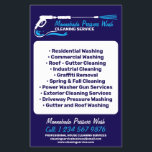 Pressure Washing Power Washing Professional Navy Flyer<br><div class="desc">Pressure Washing Power Washing Professional Navy</div>