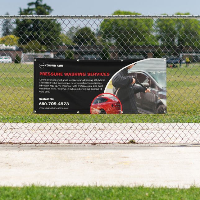 Pressure Washing Service Custom  Banner (Insitu)