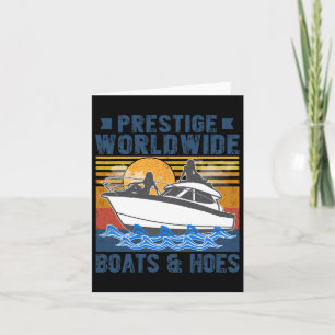 Prestige Worldwide Boats And Hoes Vintage Retro Bo Card