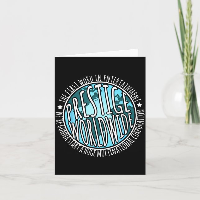Prestige Worldwide Entertainment Funny Movie Quote Card (Front)