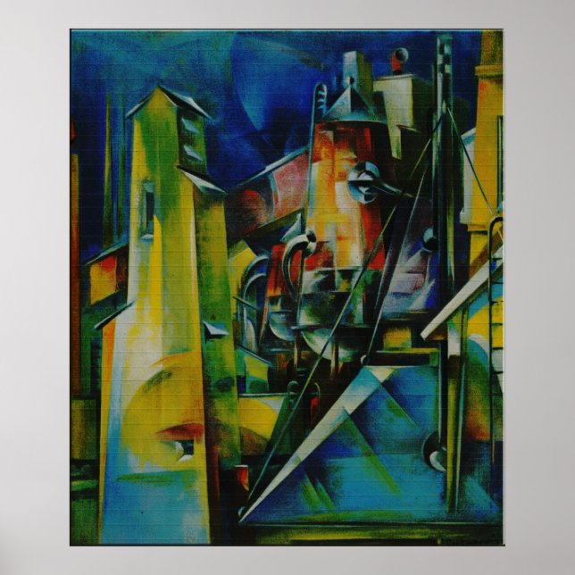 Preston Dickinson - Factory (Modified) Poster (Front)