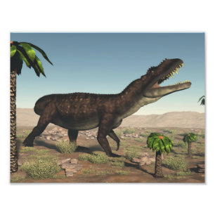 Prestosuchus dinosaur - 3D render Photo Print