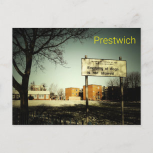 Prestwich - Emptying of Dogs is not Allowed Postca Postcard