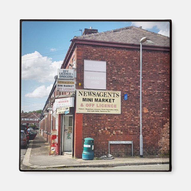 Prestwich - Munir's Mini Market Magnet (Front)