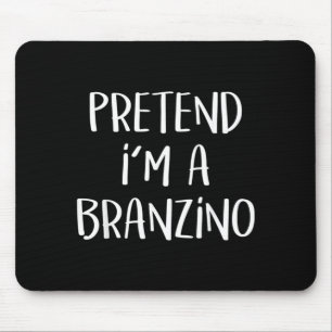Pretend A Branzino Costume Funny Fish Halloween Mouse Pad