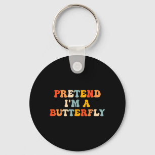 Pretend A Butterfly Halloween Costume Butterfly Key Ring