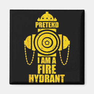 Pretend A Fire Hydrant Lazy Halloween Party Easy Magnet