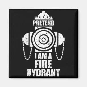 Pretend A Fire Hydrant Lazy Halloween Party Easy Magnet