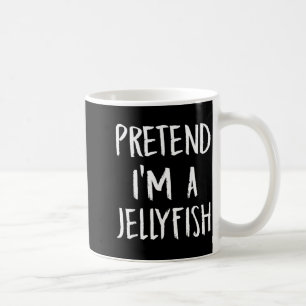 Pretend A Jellyfish Costume Funny Halloween Party Coffee Mug