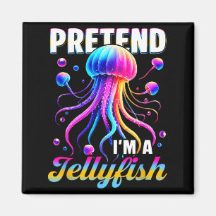 Pretend A Jellyfish Ocean Themed Tentacles Costume Magnet