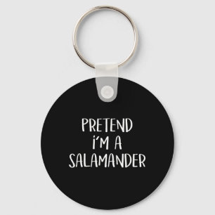 Pretend A Salamander Costume Funny Halloween Party Key Ring