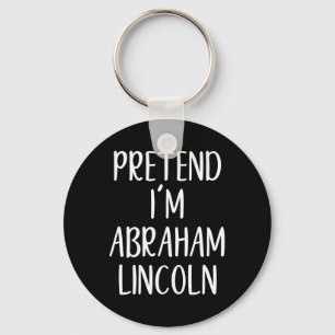 Pretend Abraham Abe Lincoln Costume Halloween Simp Key Ring