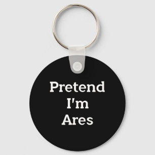 Pretend Ares Costume Greek God Funny Halloween Key Ring
