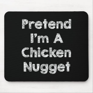 Pretend Chicken Nugget Costume Funny Halloween Mouse Pad