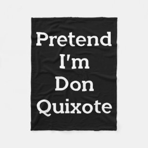 Pretend Don Quixote Costume Funny Halloween Party Fleece Blanket