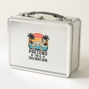 Pretend I’m A Dalmatian Vintage Dog Metal Lunch Box