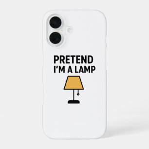 Pretend I’m A Lamp Minimalist Lightbulb Phone Case
